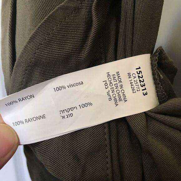 New Dex Khaki Jumpsuit Large Women - Picture 13 of 14